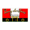 Merry Christmas Dad - Novelty Chocolate Wrapper Or Bar Novelty Joke Gift