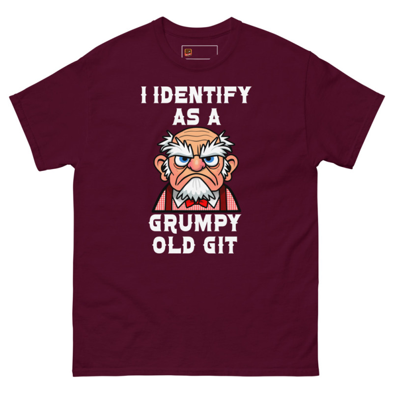 I Identify As A Grumpy Old Git Classic Tee