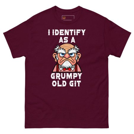 I Identify As A Grumpy Old Git Classic Tee