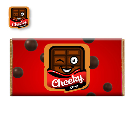 Cheeky Cunt - Novelty Chocolate Wrapper Or Bar Novelty Joke Gift