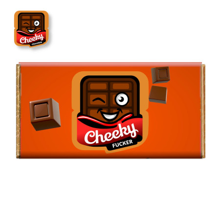 Cheeky Fucker - Novelty Chocolate Wrapper Or Bar Novelty Joke Gift