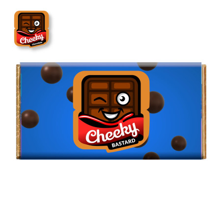 Cheeky Bastard - Novelty Chocolate Wrapper Or Bar Novelty Joke Gift