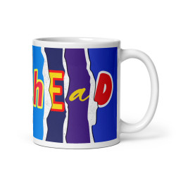 Dickhead White glossy mug