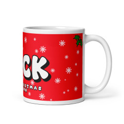 Ur A Cock Xmas White glossy mug