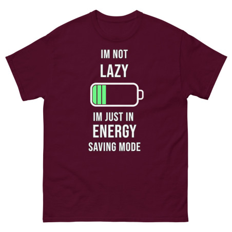 Im Not Lazy, Im In Energy Saving Mode Men's heavyweight tee