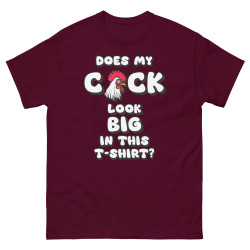Does My Cock Look Big In This T-Shirt Men's heavyweight tee