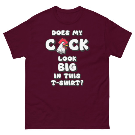 Does My Cock Look Big In This T-Shirt Men's heavyweight tee