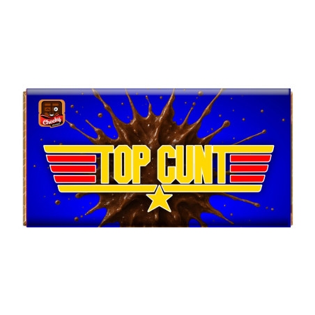 Top Cunt Cheeky Chocolate - Novelty Chocolate Wrapper Or Bar Novelty Joke Gift