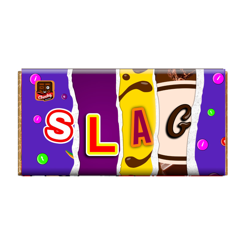 Slag - Novelty Chocolate Wrapper Or Bar Novelty Joke Gift