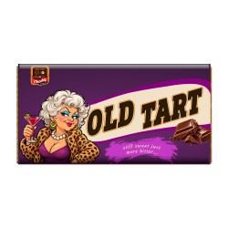 Old Tart Cheeky Chocolate - Novelty Chocolate Wrapper Or Bar Novelty Joke Gift