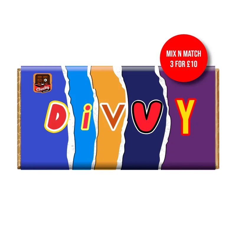 Divvy Cheeky Chocolate Bar