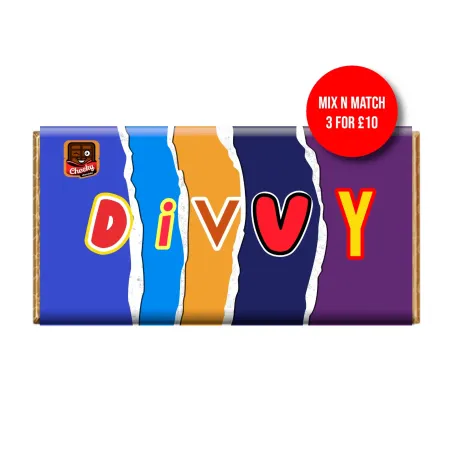 Divvy Cheeky Chocolate Bar