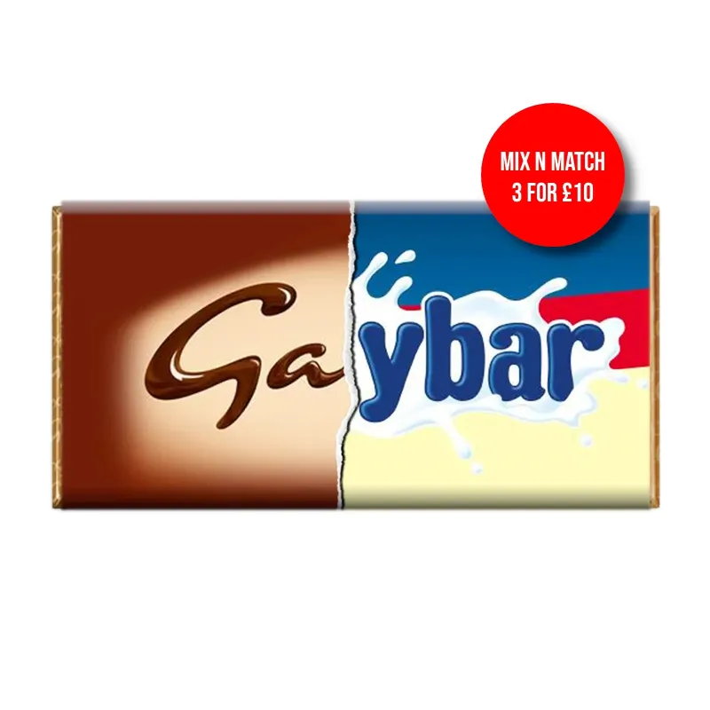 Gaybar Cheeky Chocolate Bar