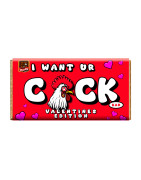 I Want Ur Cock Valentines Edition - Novelty Valentines Gift Chocolate bar Or Wrapper