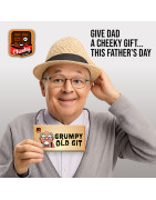 Grumpy Old Git - Novelty Chocolate Wrapper Joke Fathers Day Gift