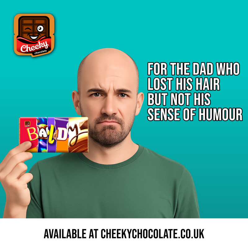 Baldy Cheeky Chocolate Bar